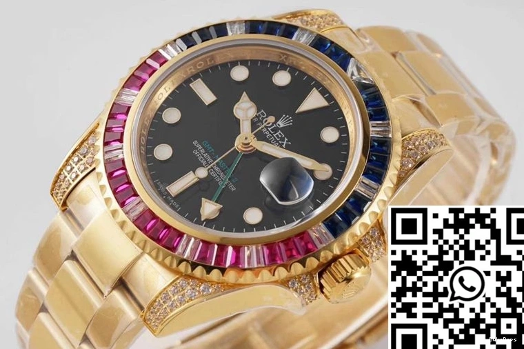 Rolex GMT Master SAru-78208 116758 Dial II ROF Factory Black 0928